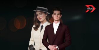 Mónica Barbaro y Andrew Garfield