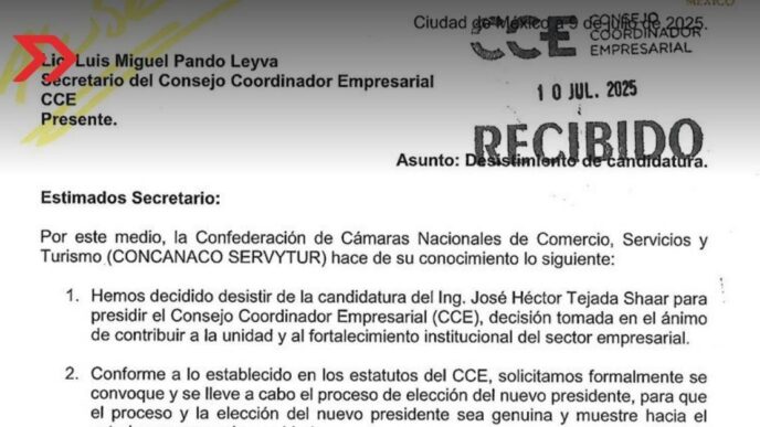 Concanaco Servytur busca democracia para elegir presidente en el CCE
